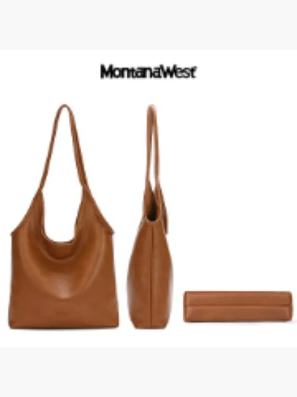 Slouchy Hobo Bag Women Soft Faux Leather Shoulder Purse Top Handle Handbag